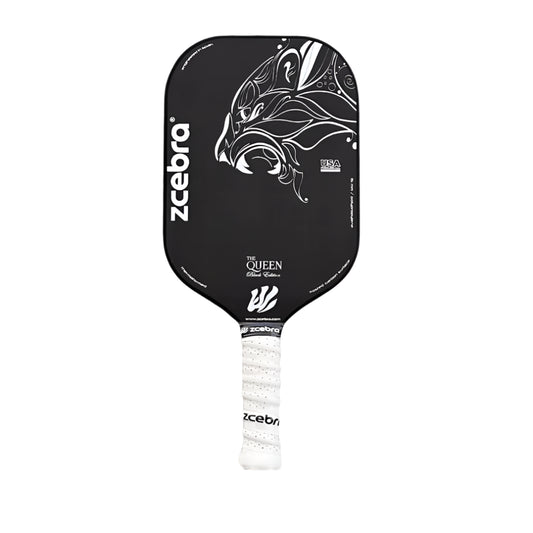 Black Pickleball Paddle The Queen Edgeless