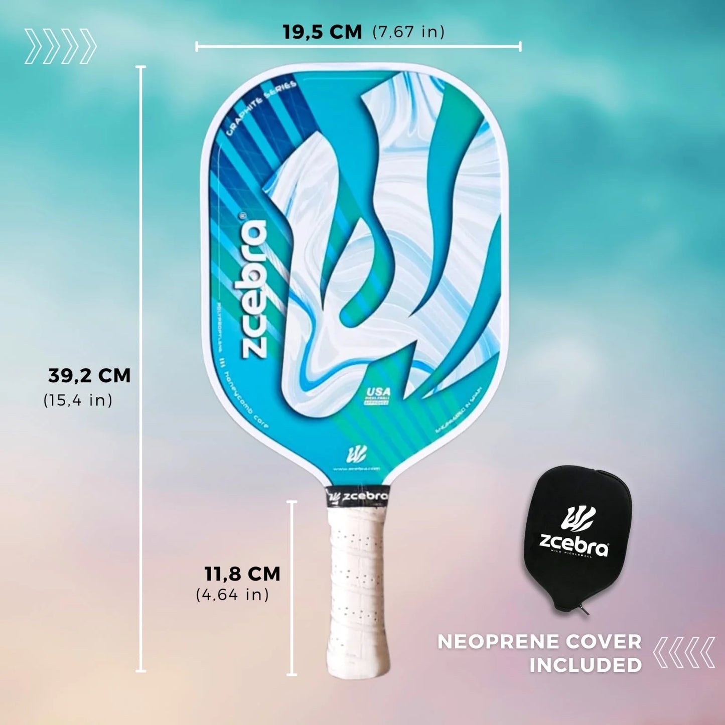 Pickleball Paddle GRAPHITE SERIES Sky Edition