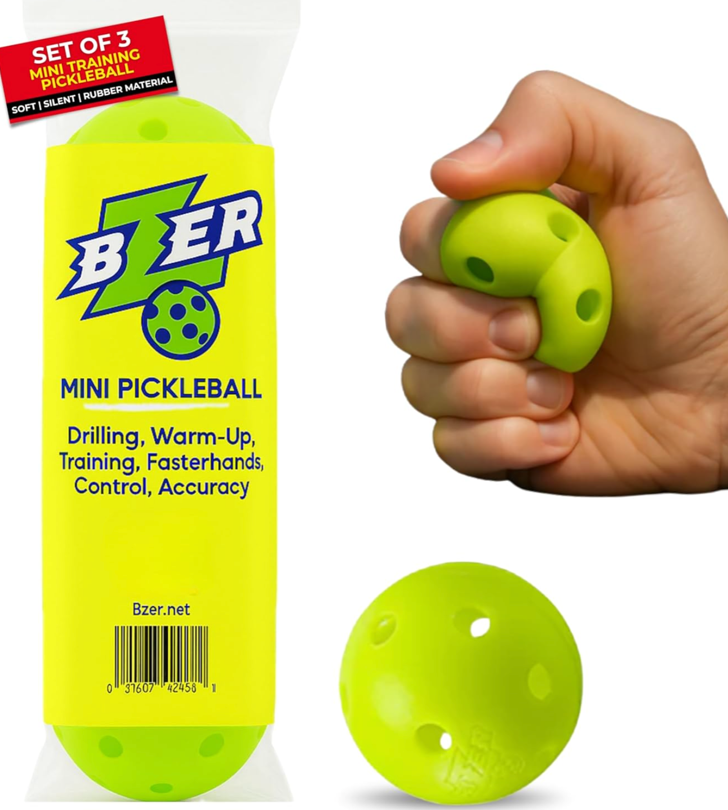Mini Pickleballs (3 Pack)
