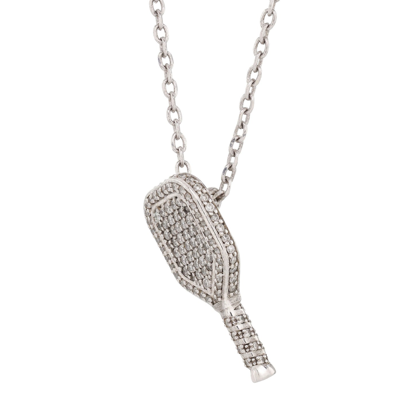 Full Diamond set Paddle Pendant and Chain