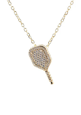 Full Diamond set Paddle Pendant and Chain