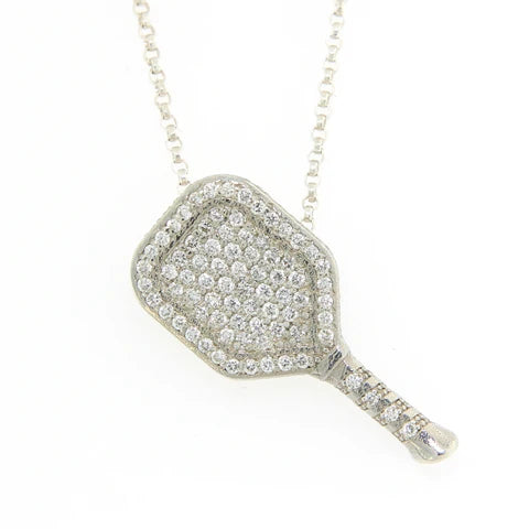 Full Diamond set Paddle Pendant and Chain